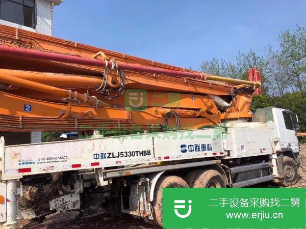 河南出售二手中聯國四三橋49米6節臂泵車
