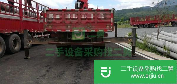 貴州出售二手解放10噸隨車吊