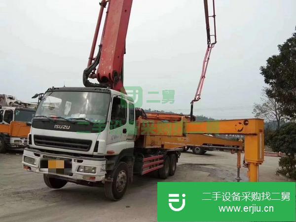 湖南出售二手五十鈴三橋叉腿46米泵車