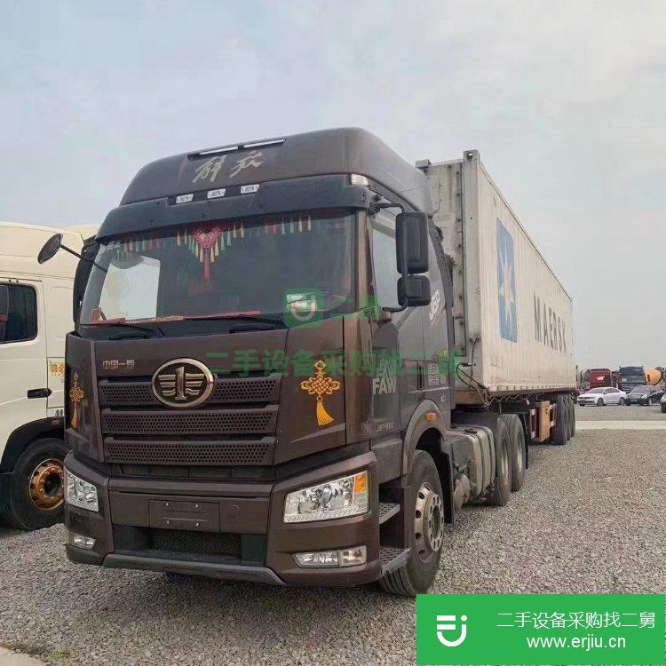 山東出售二手一汽解放508馬力冷藏車