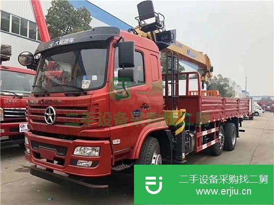 湖北出售二手大運12噸隨車吊