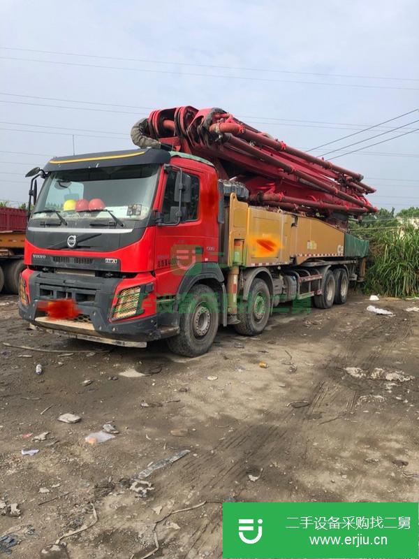 廣東出售三一泵車，沃爾沃56米底盤