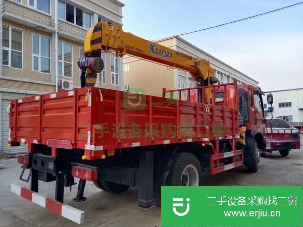 湖北出售二手大運五噸隨車吊