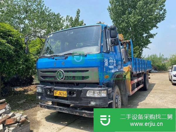 內(nèi)蒙古出售二手10噸東風(fēng)T5單橋隨車吊