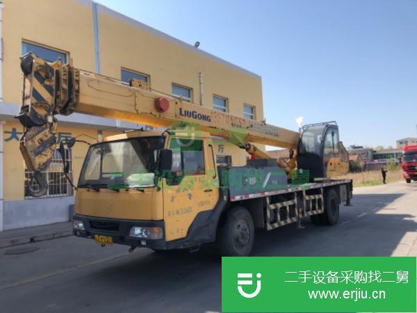 陜西出售二手柳工12噸汽車吊
