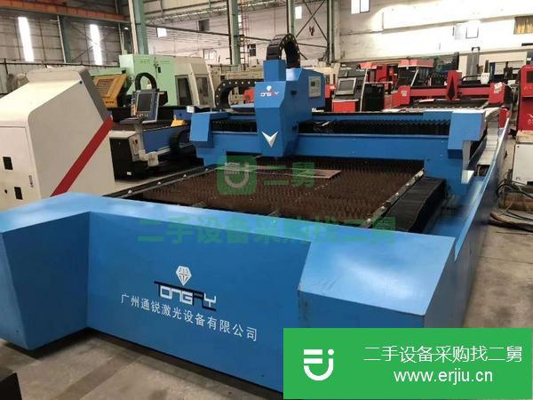 黑龍江出售二手廣州通銳6015單平臺激光切割機