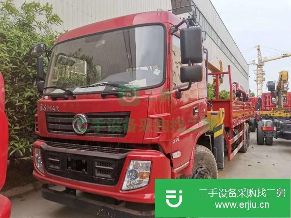 陜西出售二手東風(fēng)14噸后八輪隨車吊