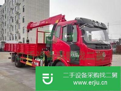 安徽出售二手解放J6八噸隨車吊