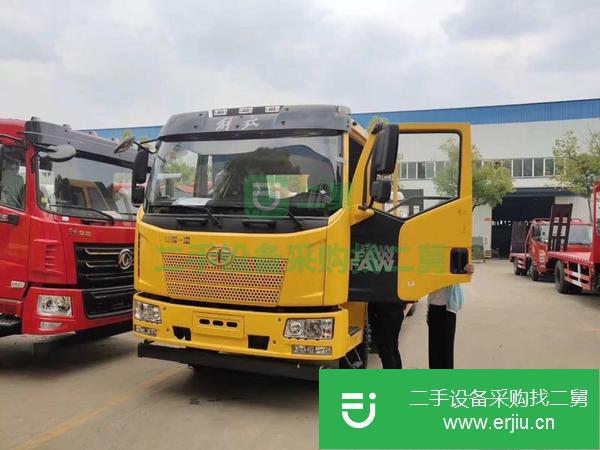 河北出售二手15噸挖機平板運輸車