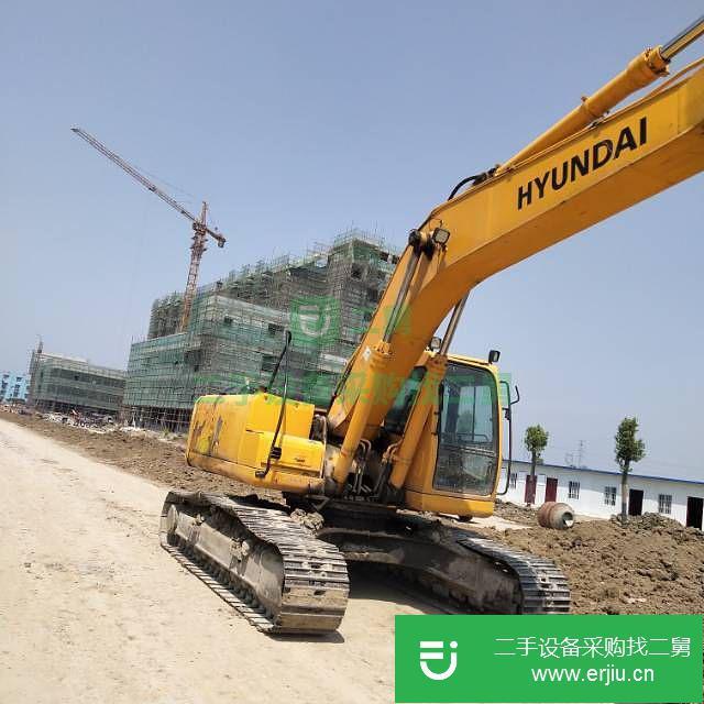 河南出售二手現代R265LC-7挖掘機