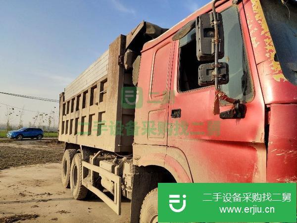 山東出售二手豪沃后八輪自卸車