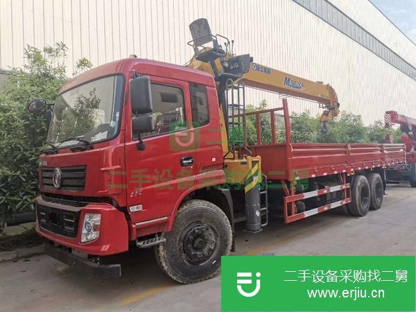 陜西出售二手東風(fēng)14噸后八輪隨車吊