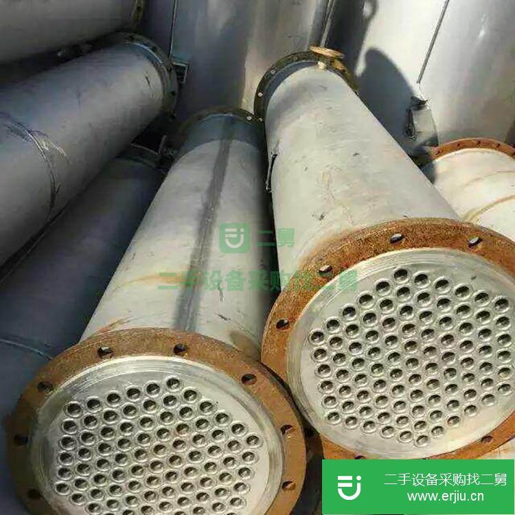 山東出售二手15平方不銹鋼列管冷凝器