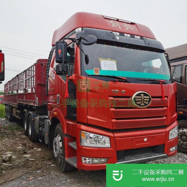 江西出售二手一汽解放半掛車