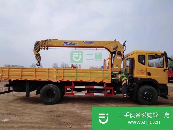 湖北出售二手東風8噸隨車吊