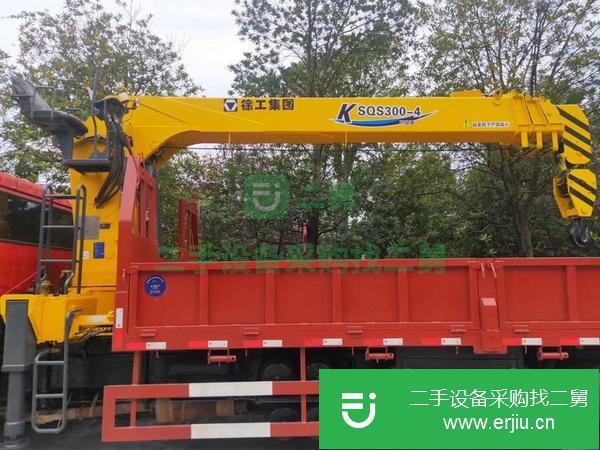 湖南出售二手徐工12噸后八輪隨車吊