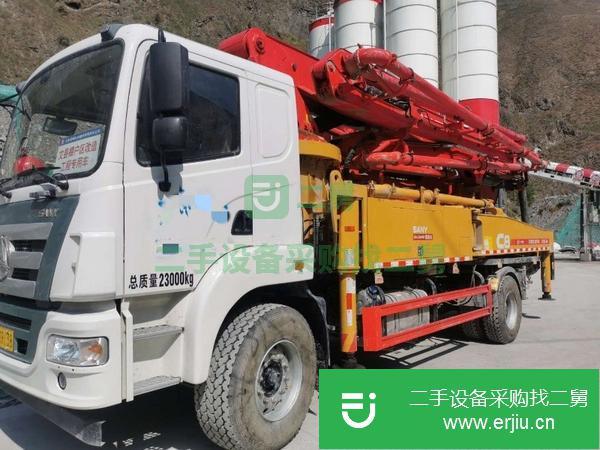 湖南出售二手37米三一泵車