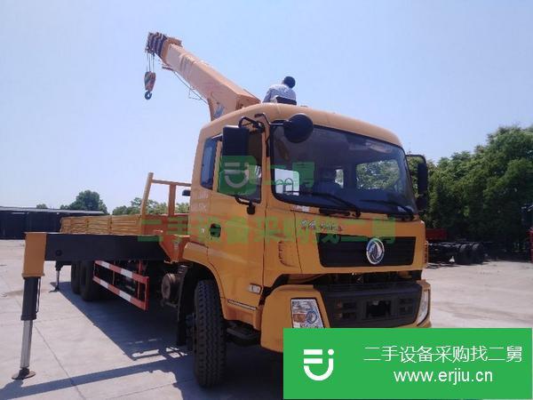 貴州出售二手東風專用12噸隨車吊