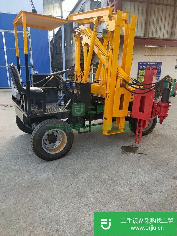 內蒙古出售二手高速公路護欄安裝打樁機