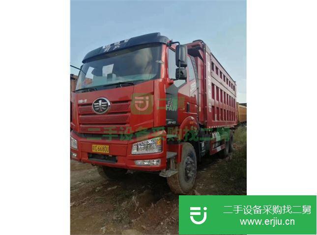 江西出售二手解放J6P后八輪自卸車