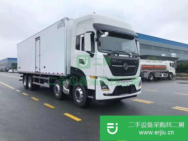 遼寧出售二手東風(fēng)天龍前四后八冷藏車465馬力