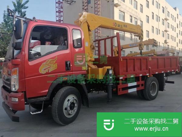 內蒙古出售二手6.3噸豪曼隨車吊