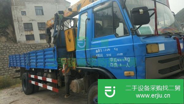 陜西出售二手徐工五噸三節臂隨車吊