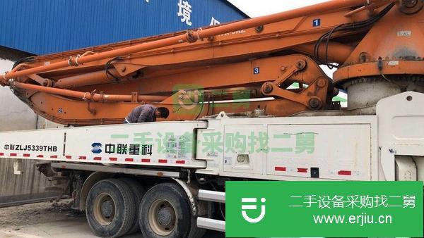 河北出售二手中聯46米泵車
