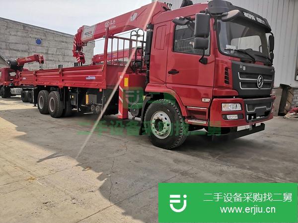 湖北出售二手陜汽軒德12噸隨車吊