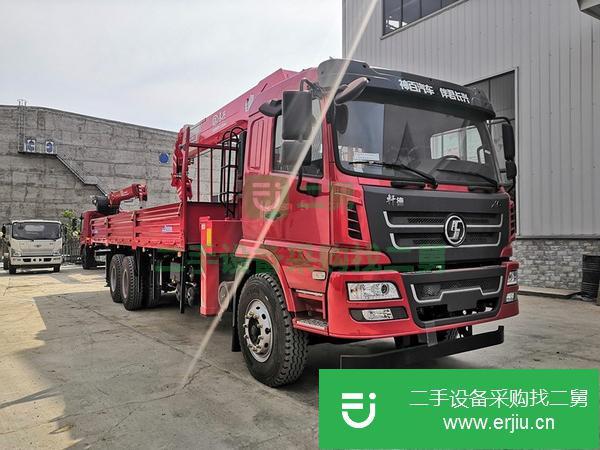 湖北出售二手陜汽軒德12噸隨車吊