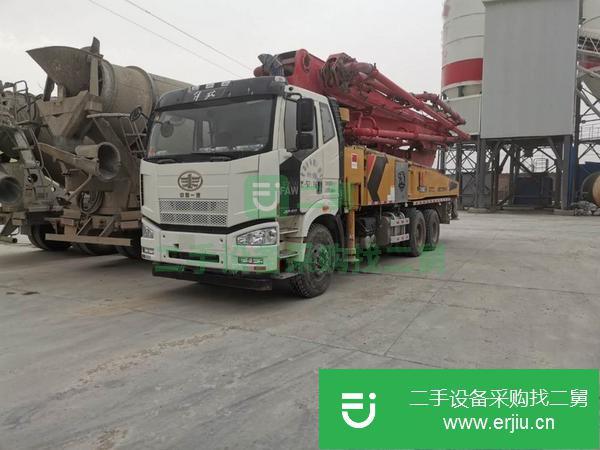 湖南出售二手國五九合三橋48米泵車