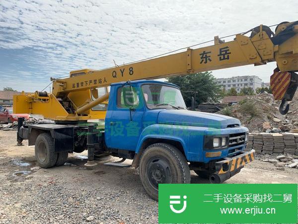 山東出售二手東岳8噸汽車吊