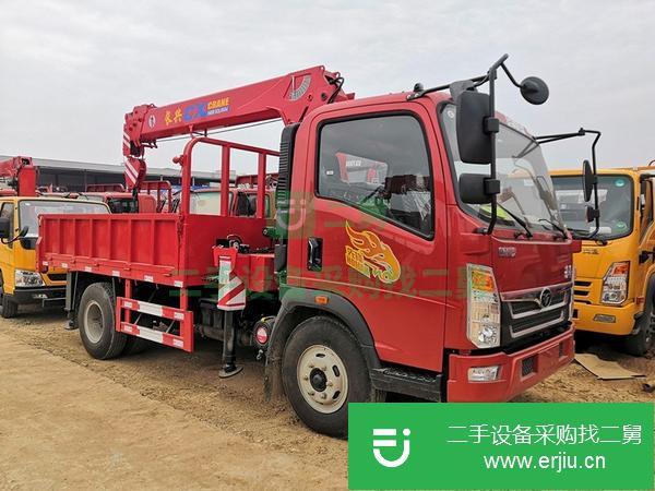 湖北出售二手重汽5噸隨車吊