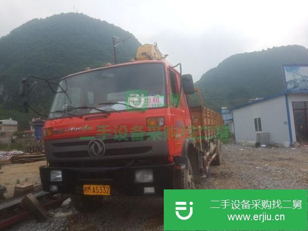 廣西出售二手徐工十噸后八輪隨車吊
