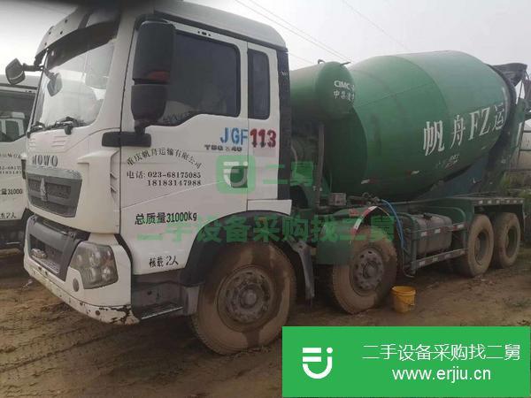 山東出售二手豪沃輕量化攪拌車