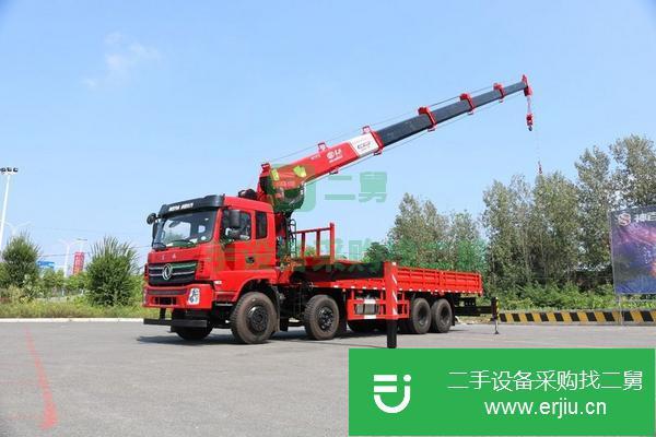湖北出售二手東風(fēng)前四后八16噸5節(jié)臂隨車吊