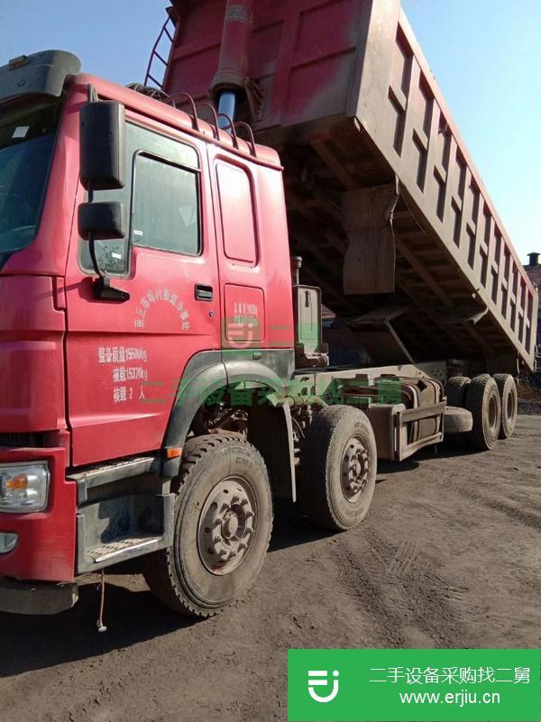 河南出售二手豪沃國五前四后八自卸車