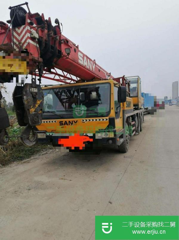 江蘇出售二手三一25噸4節臂吊車