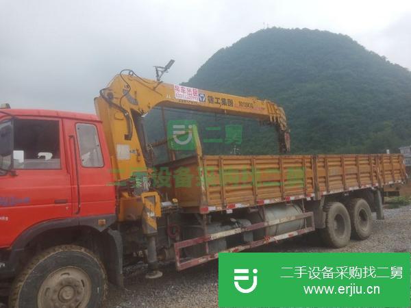 廣西出售二手徐工十噸后八輪隨車吊