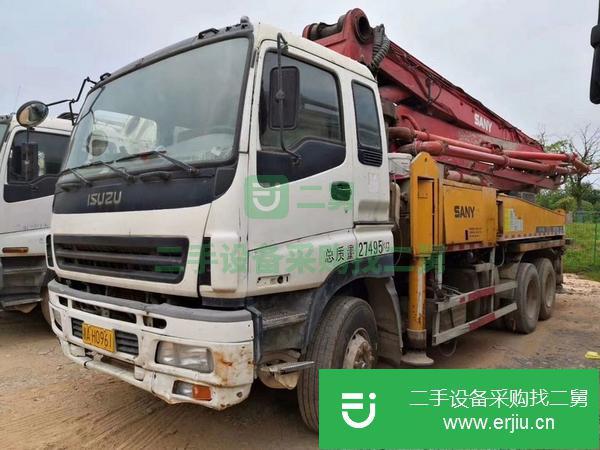 山東出售二手三一37米泵車