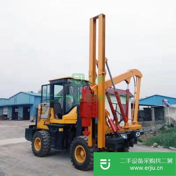 內蒙古出售二手高速公路護欄安裝打樁機