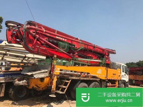廣西出售二手三一43米泵車