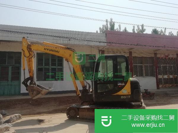 山東出售二手現代60—7挖掘機