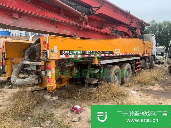 內蒙古出售二手56米三一泵車