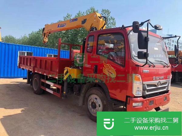 江西出售二手藍牌5噸隨車吊
