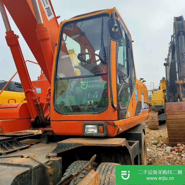 安徽出售二手精品輪胎式挖掘機