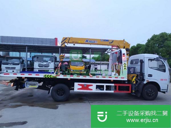 湖北出售東風多利卡一拖二清障車