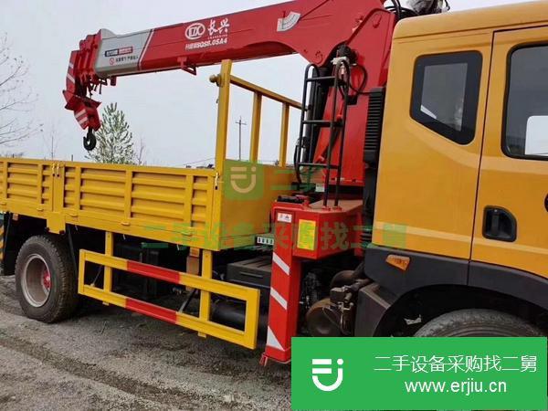 湖北出售二手東風8噸四節臂隨車吊
