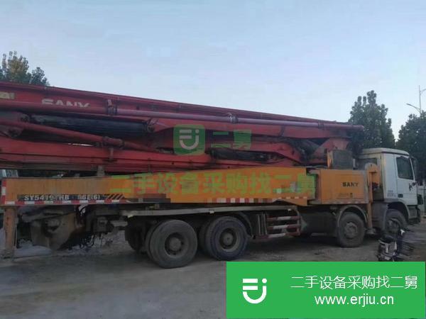 河北出售二手三一56米泵車