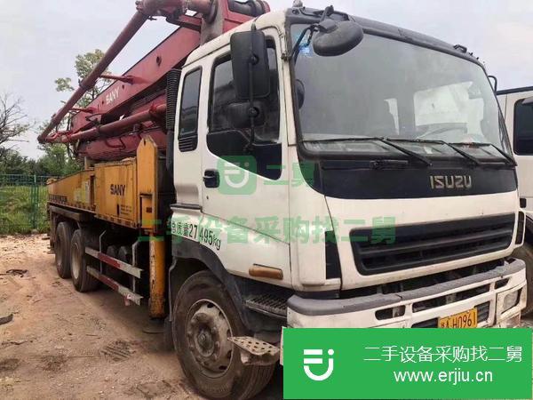吉林出售二手37米泵車